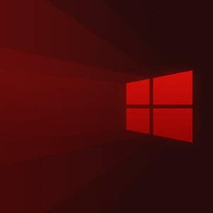 Logotip Windows 10 Rdeč