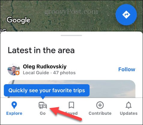 Shranite pot v Google Zemljevidih