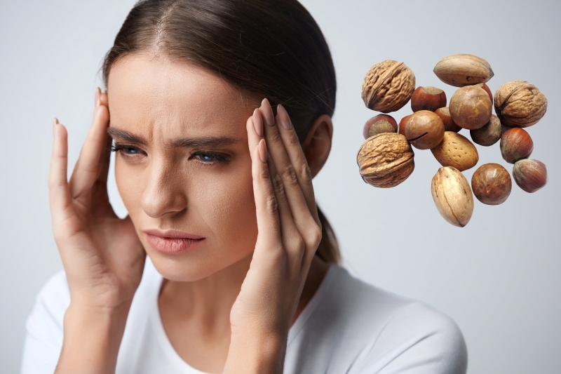 visoke ravni kortizola pogosto povzročajo glavobolni stres, pri katerem lahko uživamo hrano, bogato z omega 3