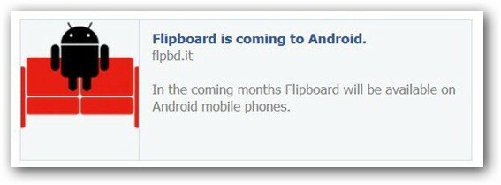 Flipboard za Android je zdaj lahko vaš