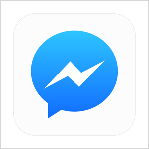 Grafika ikone Facebook Messenger.