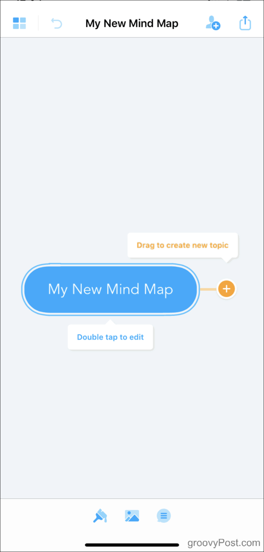 Nov MindMeister miselni zemljevid