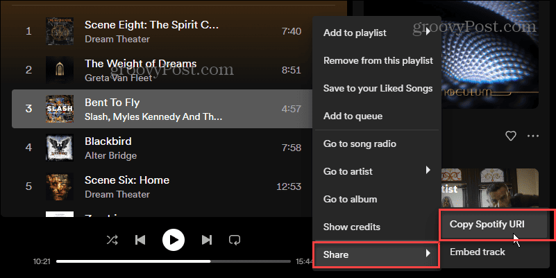 Ustvarite in skenirajte kode Spotify