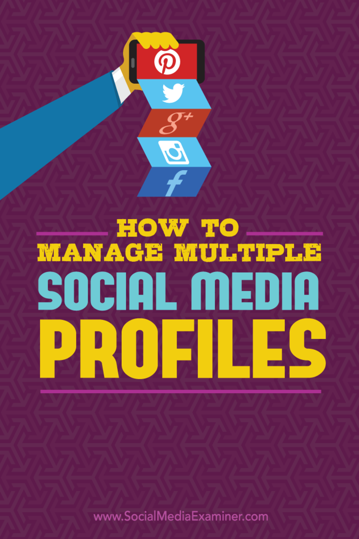 Kako upravljati več profilov v družabnih omrežjih: Preizkuševalnik socialnih medijev
