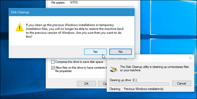 Posodobitev sistema Windows 10. novembra: Zahtevajte 20 GB prostora na disku