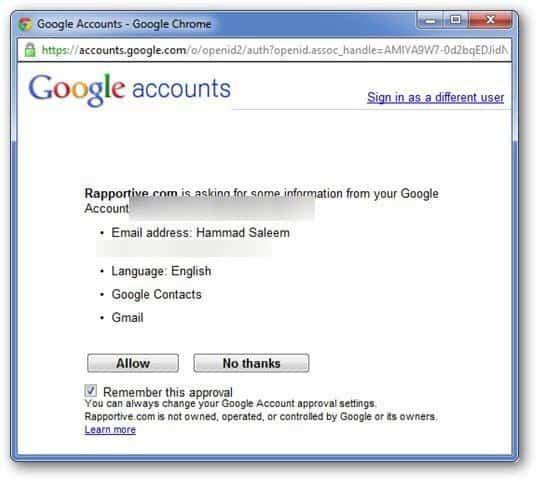 Googlova avtorizacija