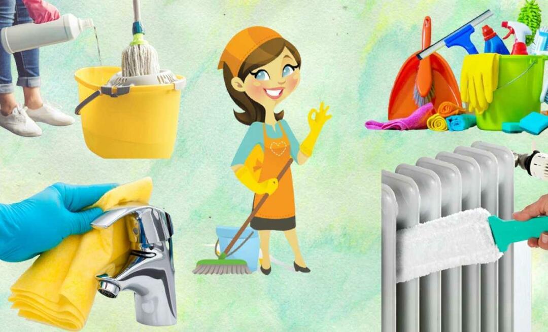 Kako narediti semestersko čiščenje hiše? Kje začeti s čiščenjem semestra?