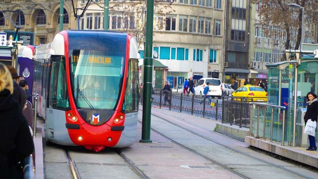 Kako se imenujejo postaje tramvaja T1? Kam pelje tramvaj T1? Koliko stane vozovnica s tramvajem 2023?