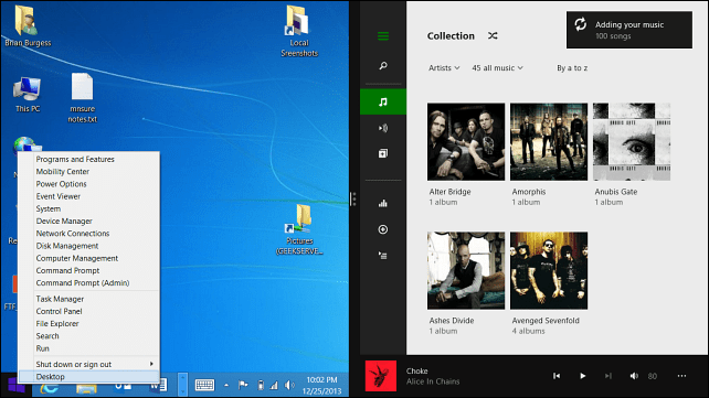Kako dodati svojo lastno glasbeno zbirko v glasbo Xbox v sistemu Windows 8.1