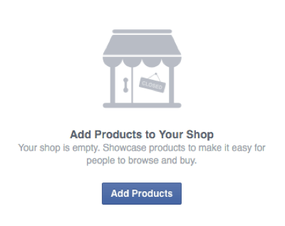 dodaj izdelke v Facebook trgovino