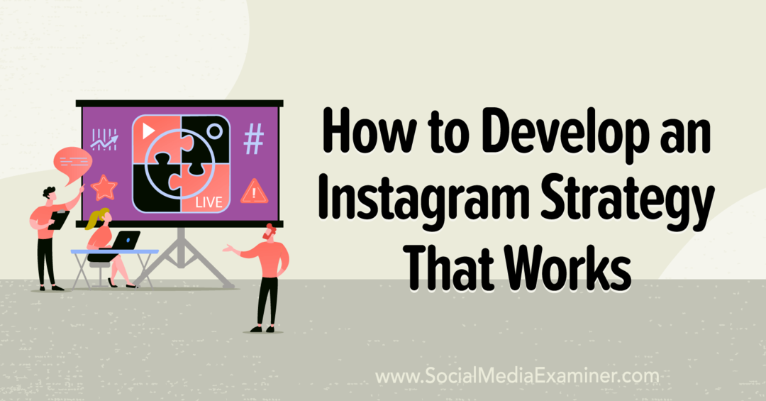 Kako razviti strategijo na Instagramu, ki deluje, z vpogledi Millie Adrian v podcast za trženje družbenih medijev.