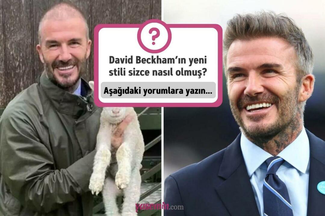 Kaj menite o preobrazbi Davida Beckhama?