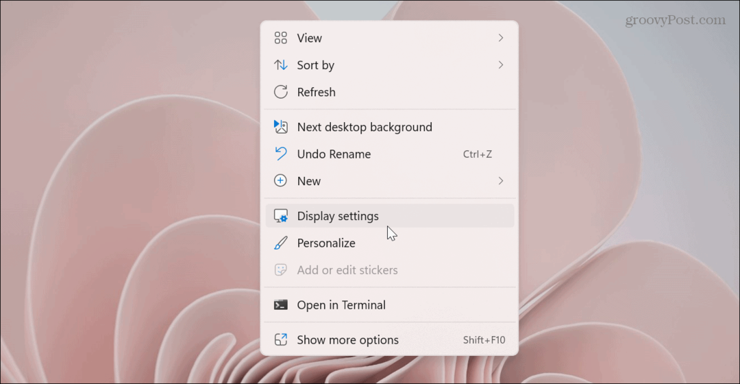Spremenite ločljivost zaslona v sistemu Windows 11