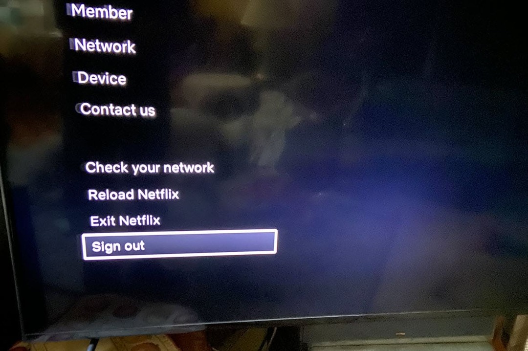 Odjavite se iz Netflixa na televizorju