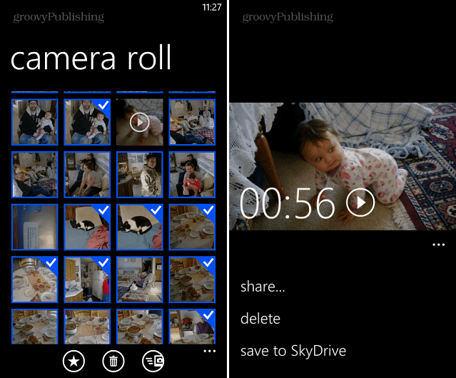 Windows Phone 8: Nalaganje fotografij in videoposnetkov v SkyDrive
