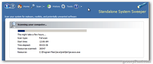 Microsoft Samostojni sistem za pometanje je analizator Rootkit za Windows