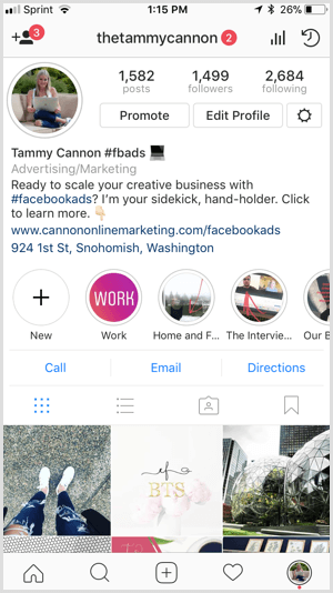 Instagram poudarja z naslovnico z blagovno znamko.