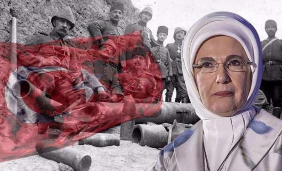 Prva dama Erdoğan: Praznovanje obletnice veličastne zmage v Çanakkaleju