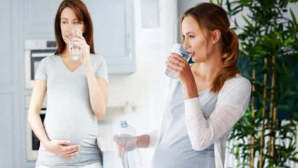 Prednosti pitne vode za nosečnice! Koliko vode je treba zaužiti na dan med nosečnostjo? 