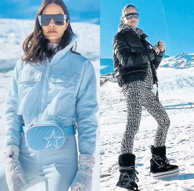 Preživitev snežne sezone slavne igralke Yasemin Özilhan je osupljiva!