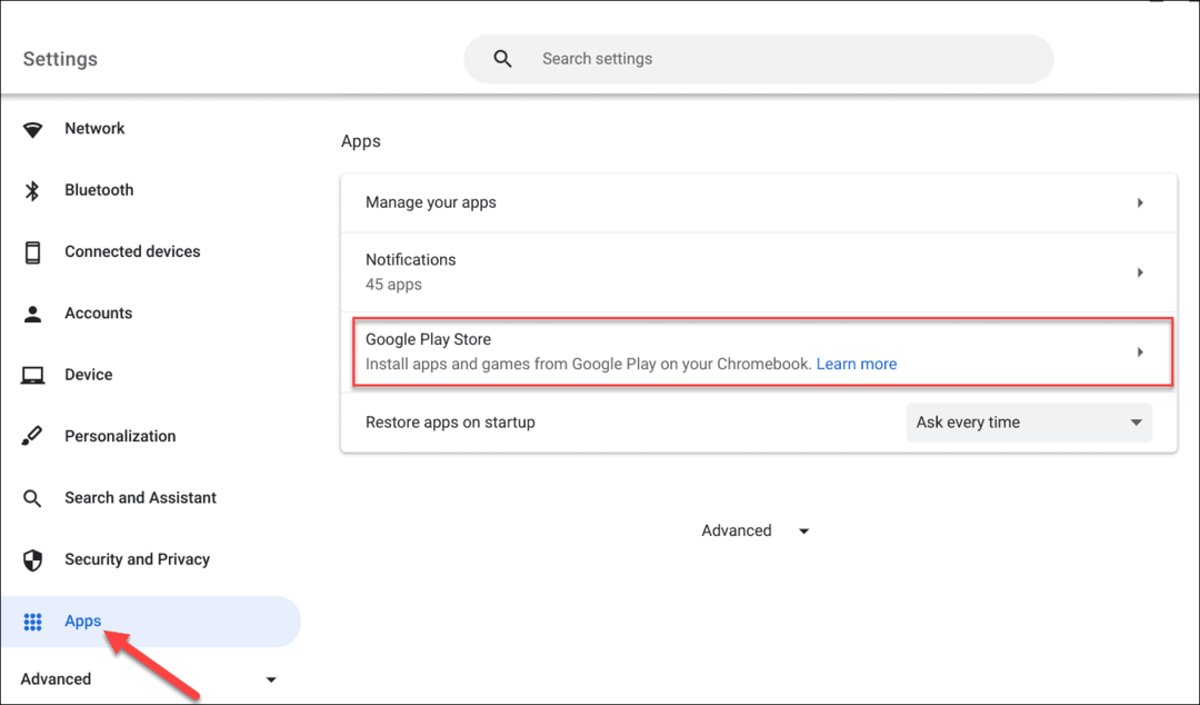 Kako popraviti, da Google Play ne deluje na Chromebooku