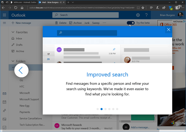 Kako zdaj dostopati do Microsoftovega računa Outlook.com Beta