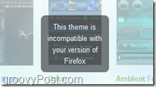 nezdružljivi dodatki za firefox beta