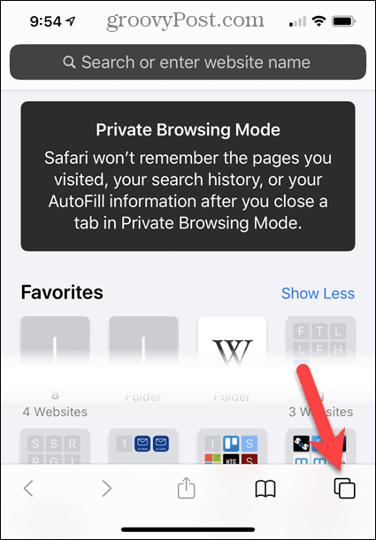 Način zasebnega brskanja v Safariju v iOS-u