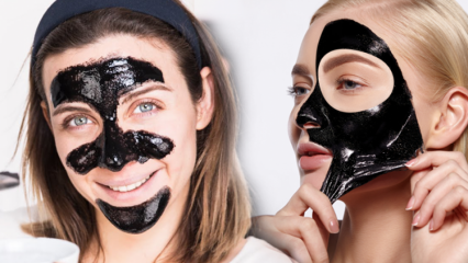 Kakšne so prednosti črne maske? Kako se črna maska ​​nanese na kožo?