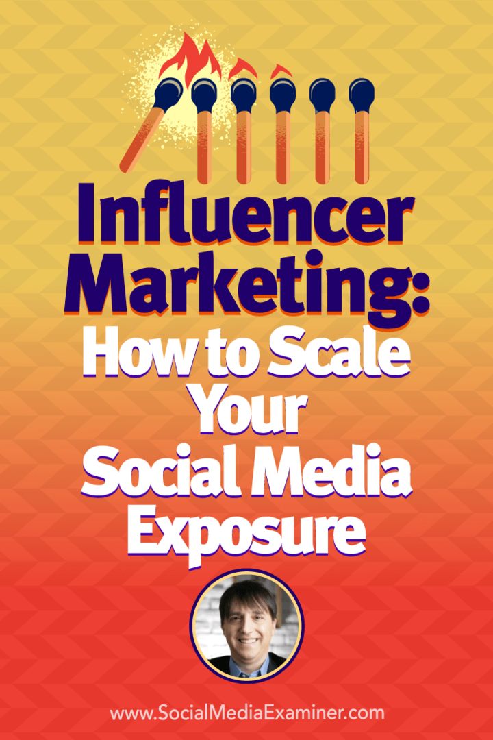 Influencer Marketing: Kako povečati svojo izpostavljenost v družabnih medijih z vpogledi Neala Schafferja v podcastu Social Media Marketing.