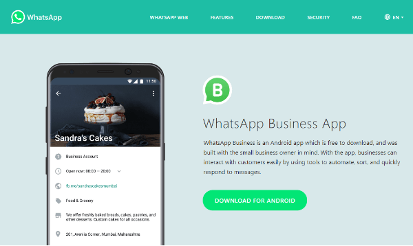 WhatsApp je predstavil WhatsApp Business, novo aplikacijo, ki bo podjetjem in strankam olajšala povezovanje in klepet.