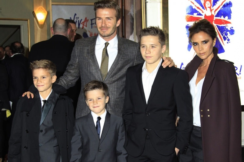 David Beckham in družina