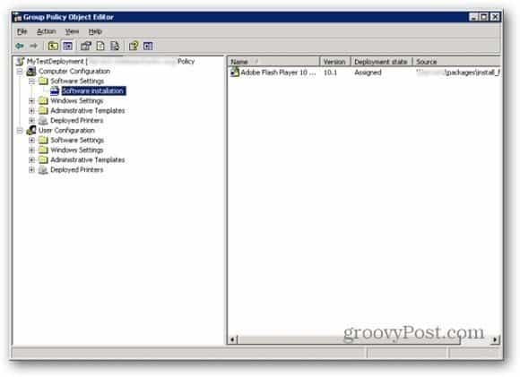 Kako namestiti pakete MSI v skupinski politiki v operacijskem sistemu Windows Server