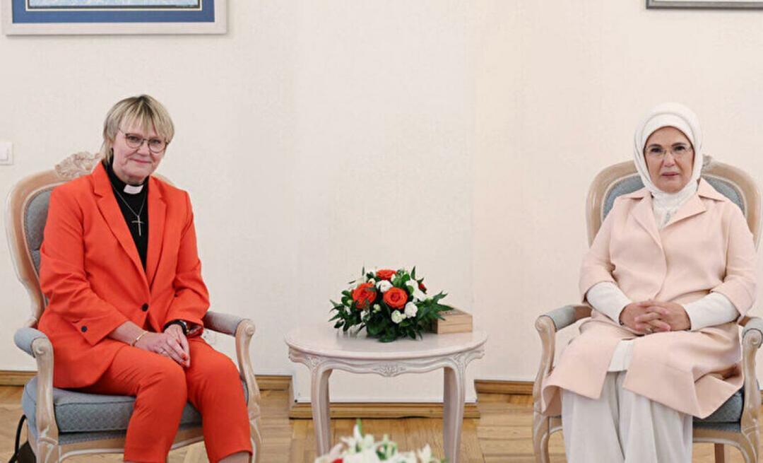 Pohvalne besede Birgitte Ed, žene švedskega premierja Ulfa Kristerssona, Emine Erdogan!