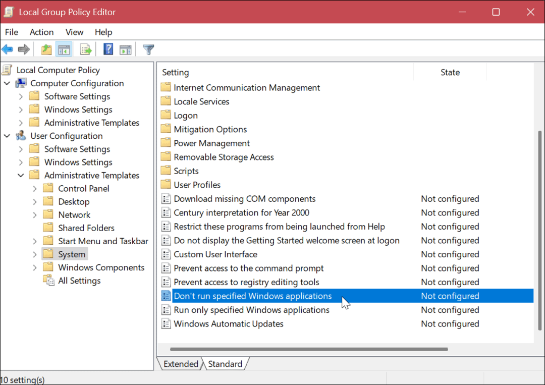 Kako blokirati dostop do namiznih aplikacij v sistemu Windows