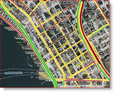 Google doda pogoje prometa na arterijah v Google Zemljevidih