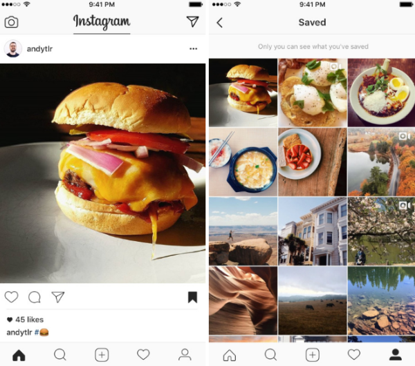 Instagram shranjene objave so zdaj na voljo kot del Instagram različice 10.2 za iOS in Android.