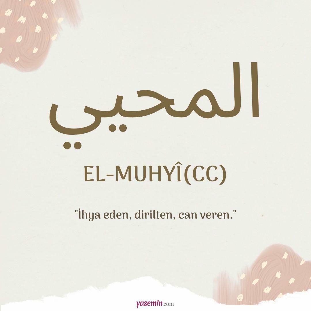 Kaj pomeni al-Muhyi (cc)?