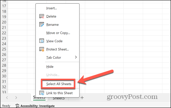 excel izberite vse liste