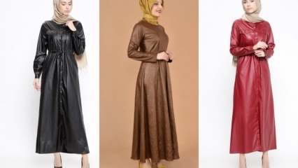 Usnjeni modeli oblačil v oblačilih hidžab