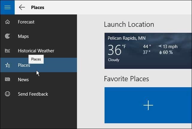 Nasvet za Windows 10: V aplikacijo Weather dodajte več lokacij