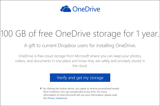 100 GB brezplačnega pomnilnika OneDrive za dve leti (posodobljeno)