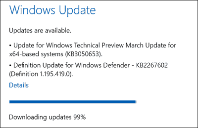 Izdaja za prijavo na popravke popravkov za sistem Windows 10 Build 10041