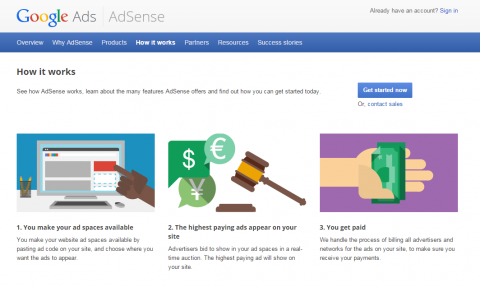 Google AdSense vam lahko predstavi, koliko bi lahko bila vredna posamezna umestitev na vašem spletnem mestu. 