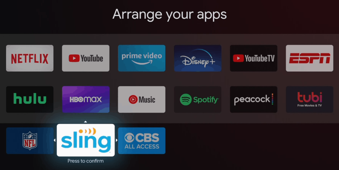 Prerazporedite aplikacije na Chromecastu z začetnim zaslonom Google TV