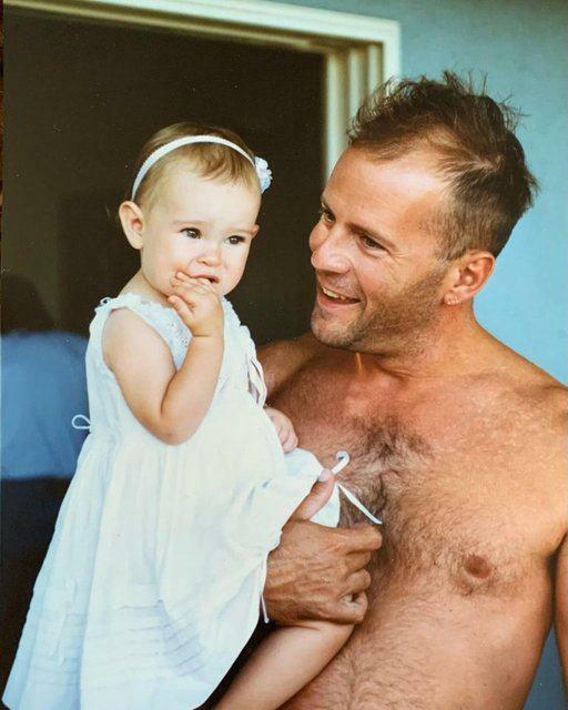 Bruce Willis in njegova hči Rumer Willis