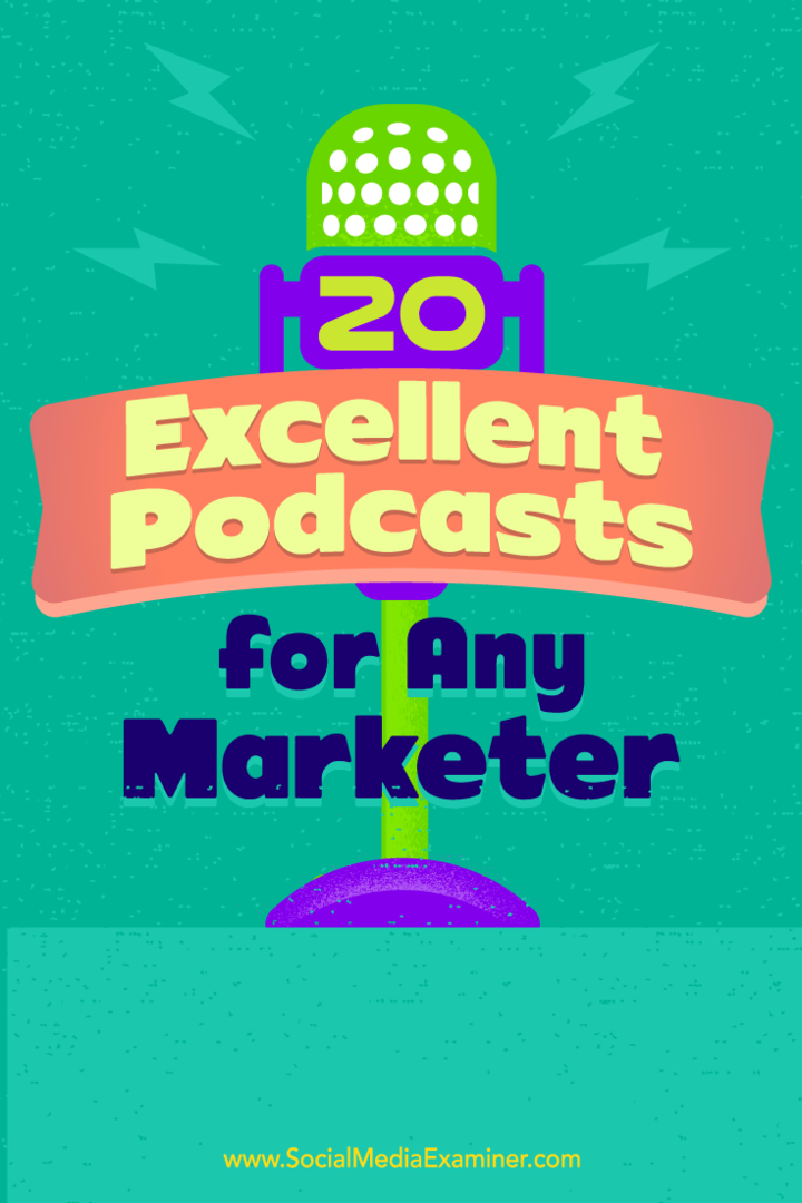 20 odličnih podcastov za vsakega prodajalca, Ray Edwards na Social Media Examiner.