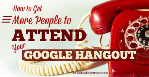 ljudi, ki se bodo udeležili vaše Googlove klepetalnice »Hangout«