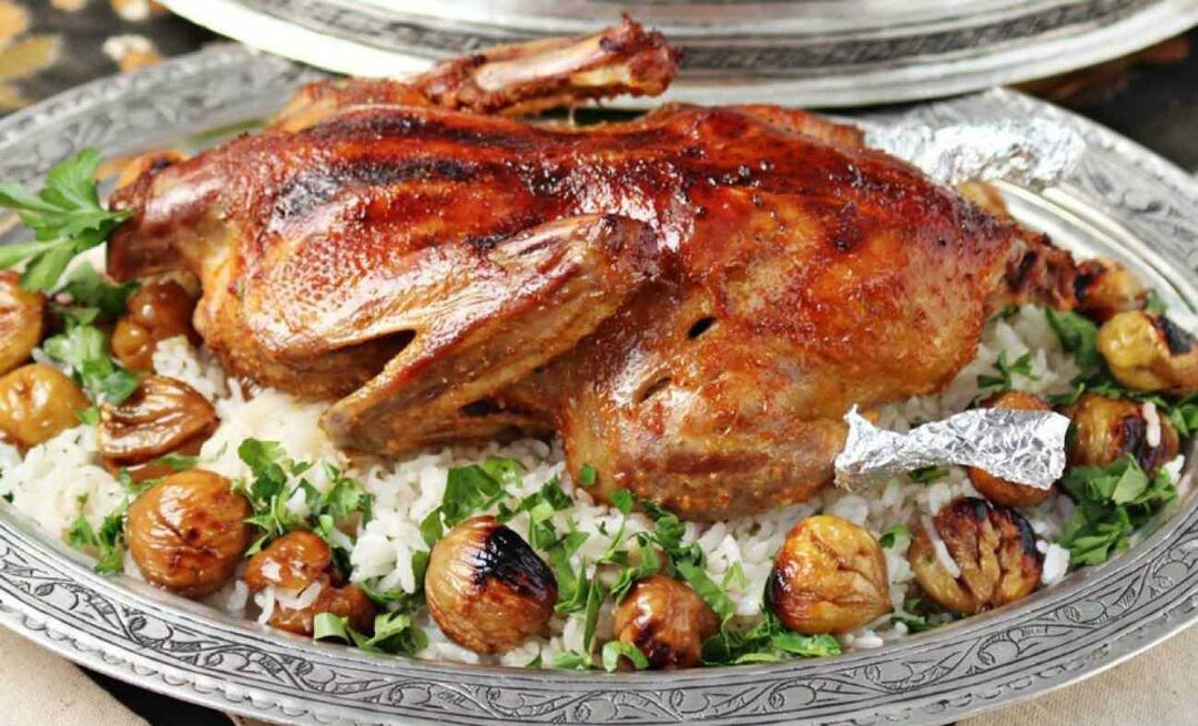 Kako pripraviti polnjen riž z gosjim mesom? Slasten okus ramazana, recept z gosjim mesom in polnjenim rižem