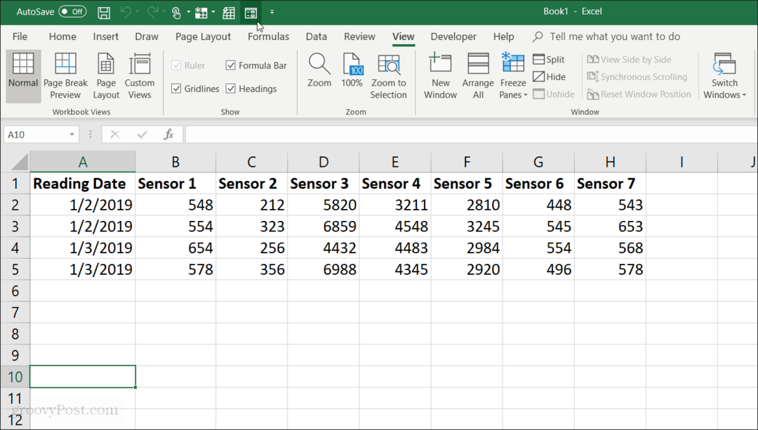 Kako ustvariti obrazec za vnos podatkov v Excelu